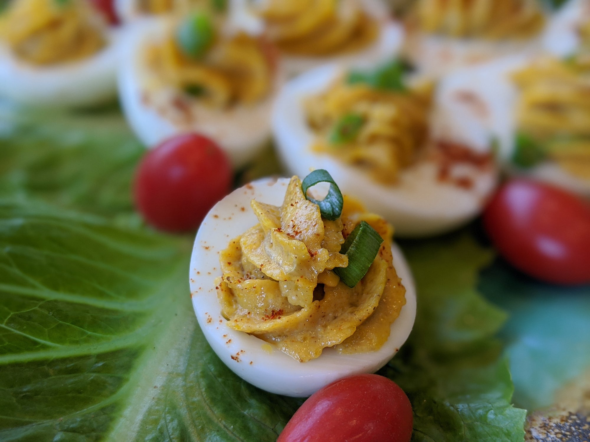 Caribbean Deviled Eggs
